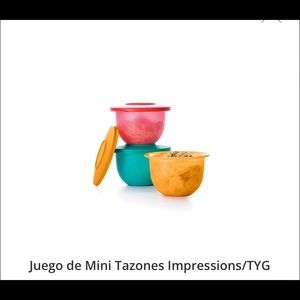 2 1/4 tazas/550 ml. Juego de tres.